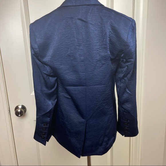 Capulet x Revolve Blazer Notch Collar Blue Blazer S - Picture 8 of 15